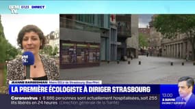 La maire écologiste de Strasbourg va "tâcher de concrétiser cette immense victoire, cette aspiration au changement"