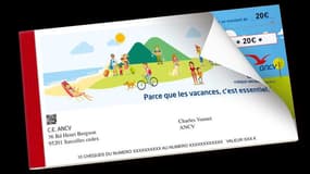 Un carnet de chèques-vacances en format papier (photo d'illustration).
