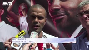 Tony Parker pose la première pierre de la Tony Parker Academy à Lyon