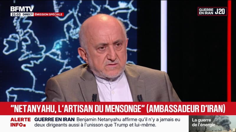 Guerre au Moyen-Orient: "Nos dirigeants ne se cachent pas", déclare Mohammad Amin-Nejad, ambassadeur d’Iran en France