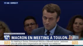 Macron à Toulon: après le président normal, le président "spécial" ?