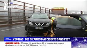 Des pluies verglaçantes causent des dizaines d’accidents de la route dans l’est de la France 