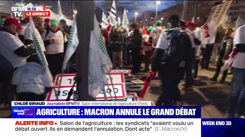 Salon de l'agriculture: plusieurs centaines d'agriculteurs réunis porte de Versailles