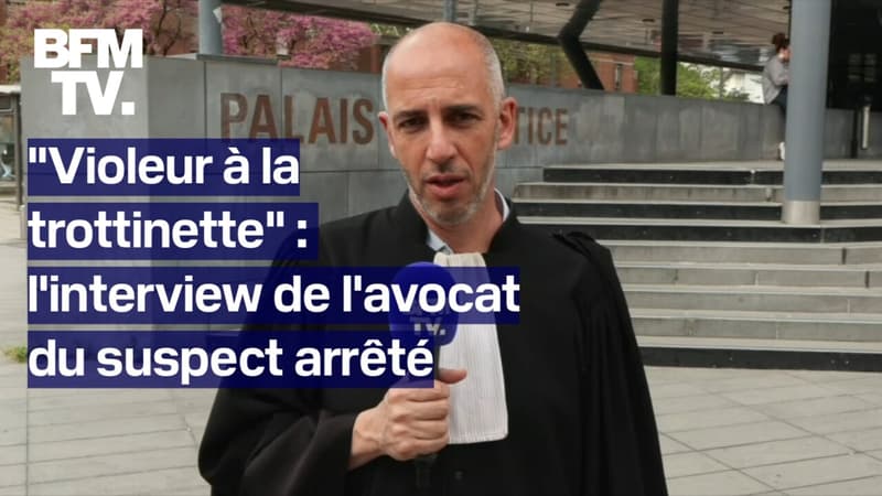 Violeur à la trottinette de Grenoble: l'interview d'Arnaud Lévy-Soussan, avocat du suspect arrêté 