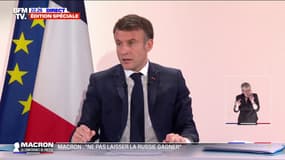 Gaza: "Nous devons protéger les populations civiles, c'est un devoir humanitaire", affirme Emmanuel Macron