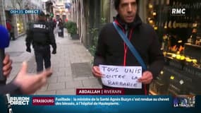 Strasbourg: "On doit tous rester unis face à la barbarie", pour Abdallah