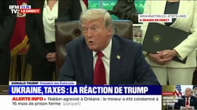 Droits de douane: "Cet argent va être utilisé pour réduire les impôts", explique Donald Trump