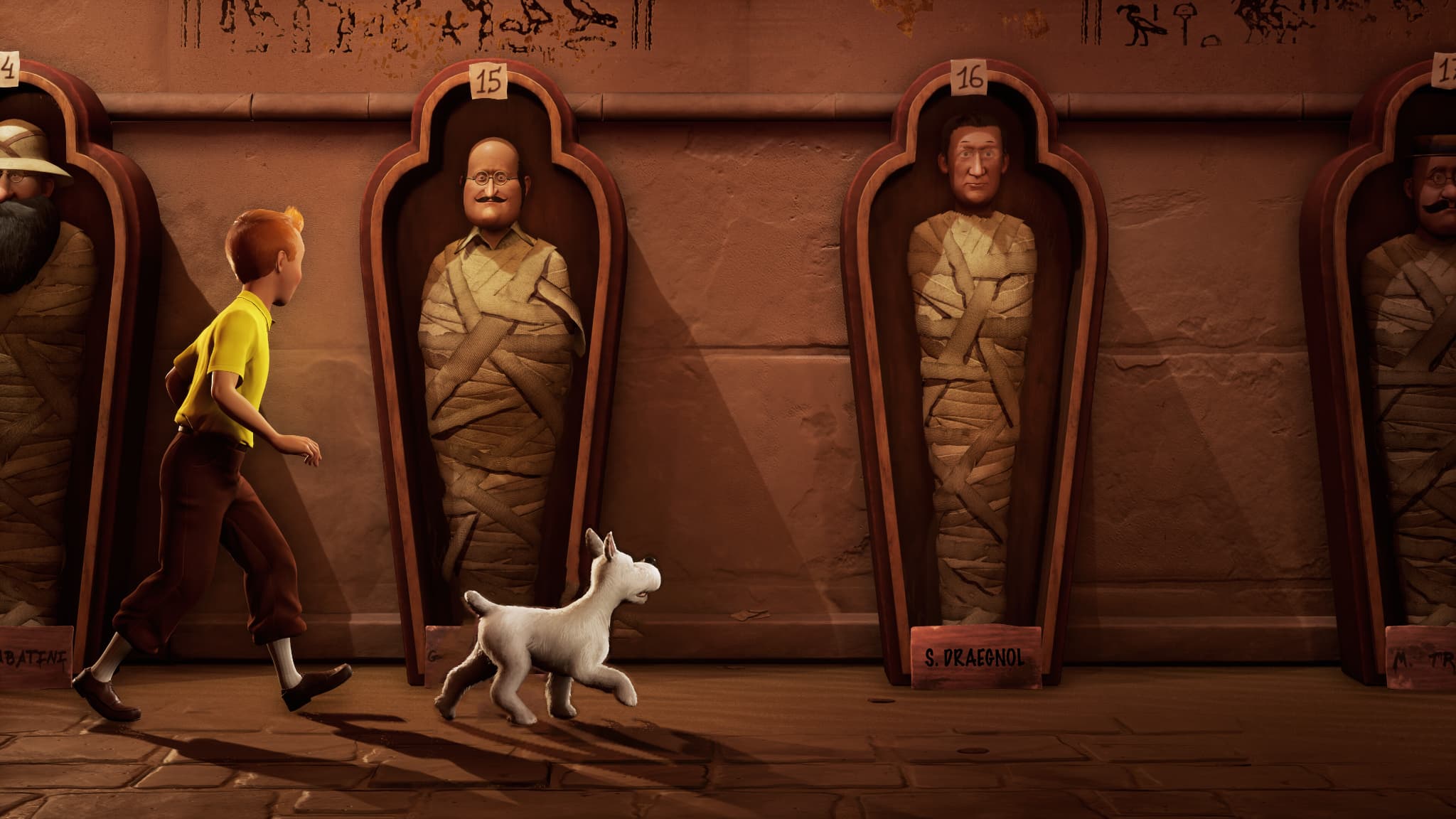 Le jeu vidéo Tintin Reporter: Les cigares du pharaon Le jeu vidéo Tintin Reporter: Les cigares du pharaon