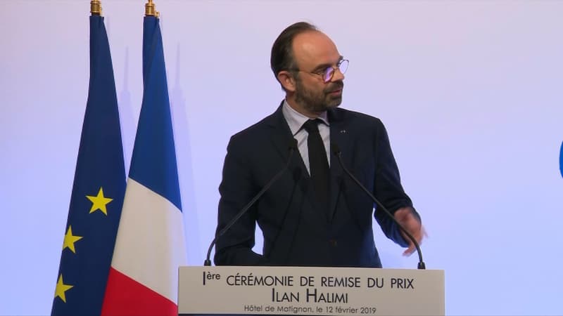 Édouard Philippe  a décerné mardi soir, pour la première fois au niveau national, un prix Ilan Halimi contre l'antisémitisme.