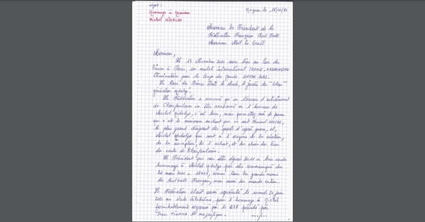 La lettre adressée à Noël Le Graët pour un "grand hommage" à Michel Hidalgo