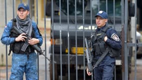 Des policiers à Asuncion, au Paraguay, le 6 mai 2023 (image d'illustration)