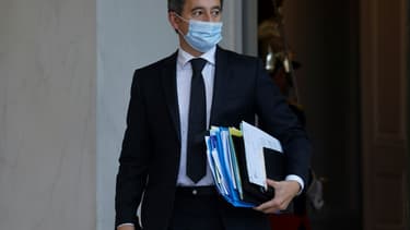Le ministre de l'Intérieur Gérald Darmanin, le 10 novembre 2020 à l'Elysée, à Paris