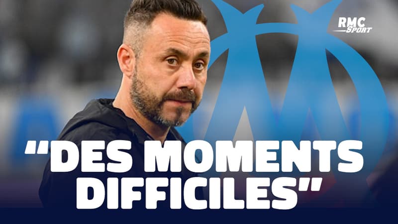 OM 1-1 Angers : "Des moments difficiles" reconnaît De Zerbi