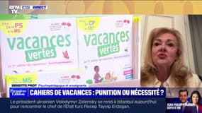 "C'est revoir des notions, ça peut être quelque chose de l'ordre du plaisir" Brigitte Prot, psychopédagogue et enseignante à propos des cahiers de vacances