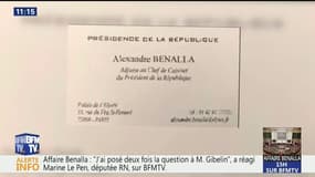 Alexandre Benalla se présentait dans une carte de visite avec un titre qui n'était pas le sien