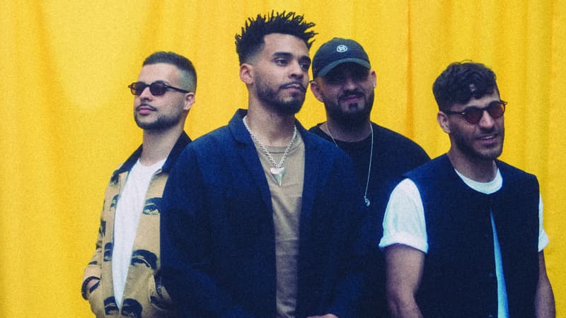 De gauche à droite: Beatness, Beasty, Wawad et Rythmind, les quatre garçons de Berywam