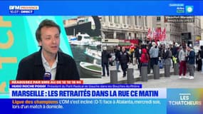 Marseille : les retraités dans la rue ce matin. Les Tchatcheurs