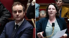 Sébastien Lecornu et Cyrielle Chatelain.