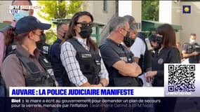 Nice: manifestation d'une cinquantaine d'officiers de la police judiciaire