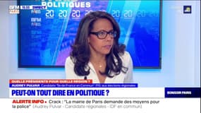 Régionales en Île-de-France: Audrey Pulvar, candidate PS, a "toujours fait du vélo à Paris"