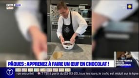 Apprenez à faire un oeuf de Pâques en chocolat