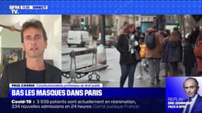 Paul Cassia, constitutionnaliste: "L'absence de port de masque à Paris n'entraîne plus une contravention"