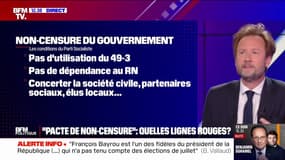 Le pacte de non-censure est "toujours d'actualité" pour Boris Vallaud, député PS 