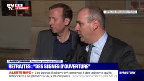 Laurent Berger (CFDT): "Le Premier ministre a redit qu'il tenait à l'âge d'équilibre, nous lui avons redit que ce n'était pas une option pour nous"