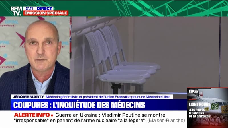 Jérôme Marty, président d'un syndicat de médecins, sur les patients soignés à domicile: "On construit une usine à gaz"
