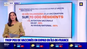 Vaccination en Ehpad: l'Île-de-France, un mauvais élève? 