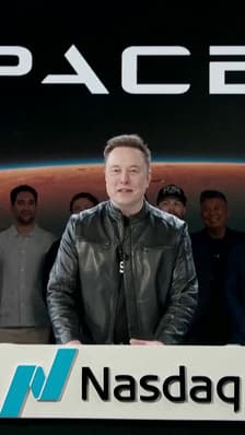  Elon Musk lance l'entrée en Bourse de SpaceX 