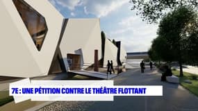 Lyon: une pétition contre le projet de théâtre flottant
