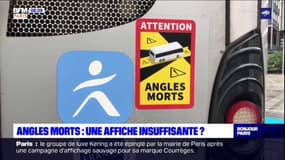 Angles morts: à Paris, les stickers sur les camions insuffisants pour éviter les accidents?