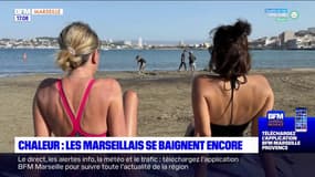 Chaleur: les Marseillais se baignent encore en ce mois d'octobre