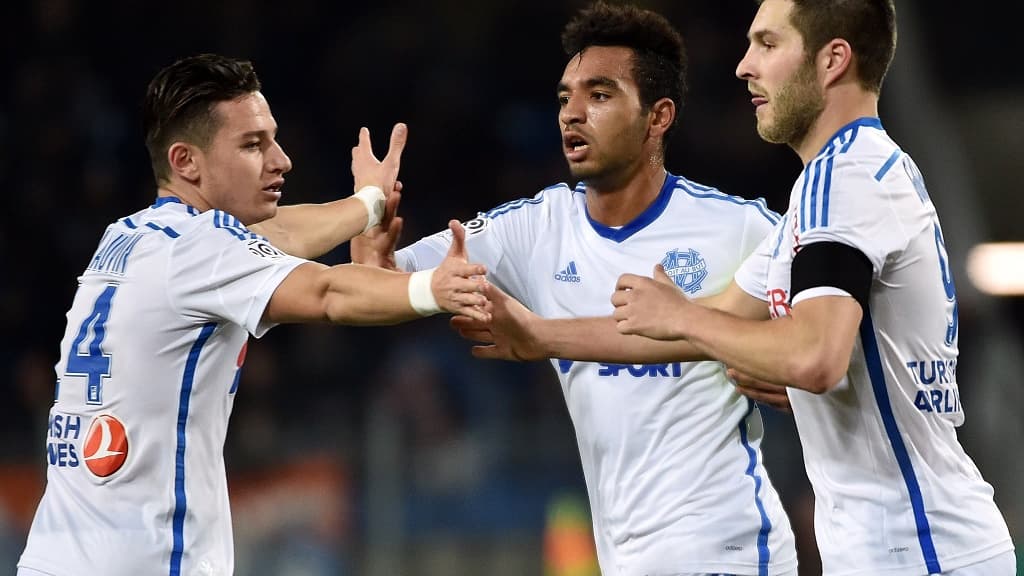 Thauvin, Omrani et Gignac en 2015 Thauvin, Omrani et Gignac en 2015