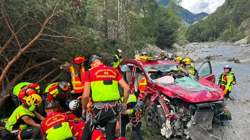 Deux blessés graves après la chute d'un bloc rocheux sur 500 mètres dans les Hautes-Alpes