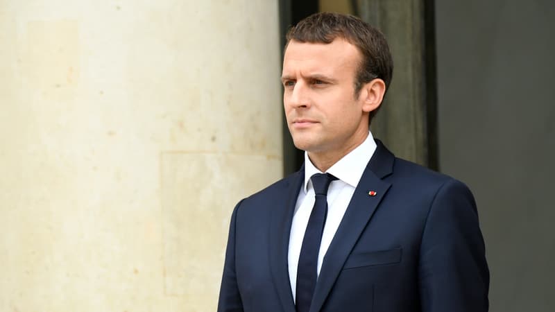 Emmanuel Macron le 13 juillet 2017 à l'Elysée.