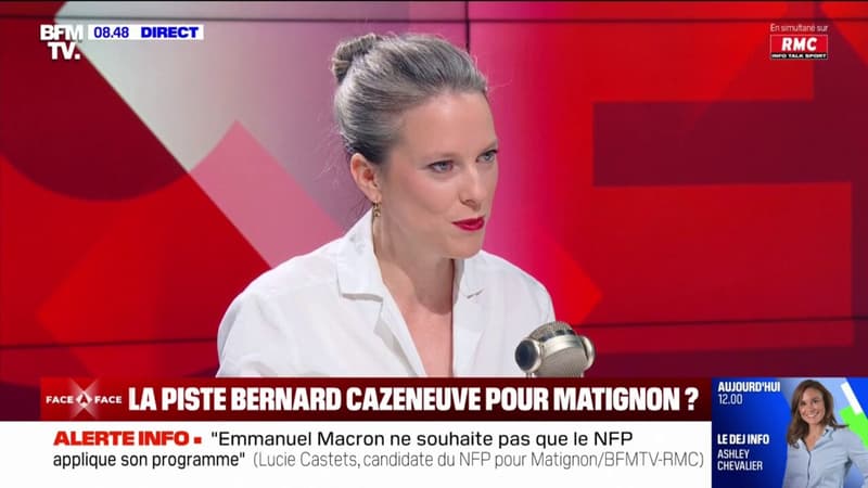 Sur quel programme?: Lucie Castets (NFP) s'interroge sur la piste de Bernard Cazeneuve pour Matignon