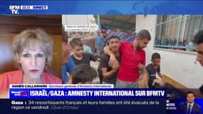 "Il n'y a nulle part où fuir à Gaza", affirme Agnès Callamard, secrétaire générale d'Amnesty International 