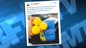 Valérie Pécresse a distribué tracts et boules anti-stress mardi 13 octobre.