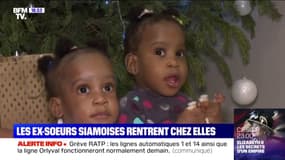 Les sœurs siamoises séparées il y a cinq semaines à Lyon ont pu passer les fêtes en famille 