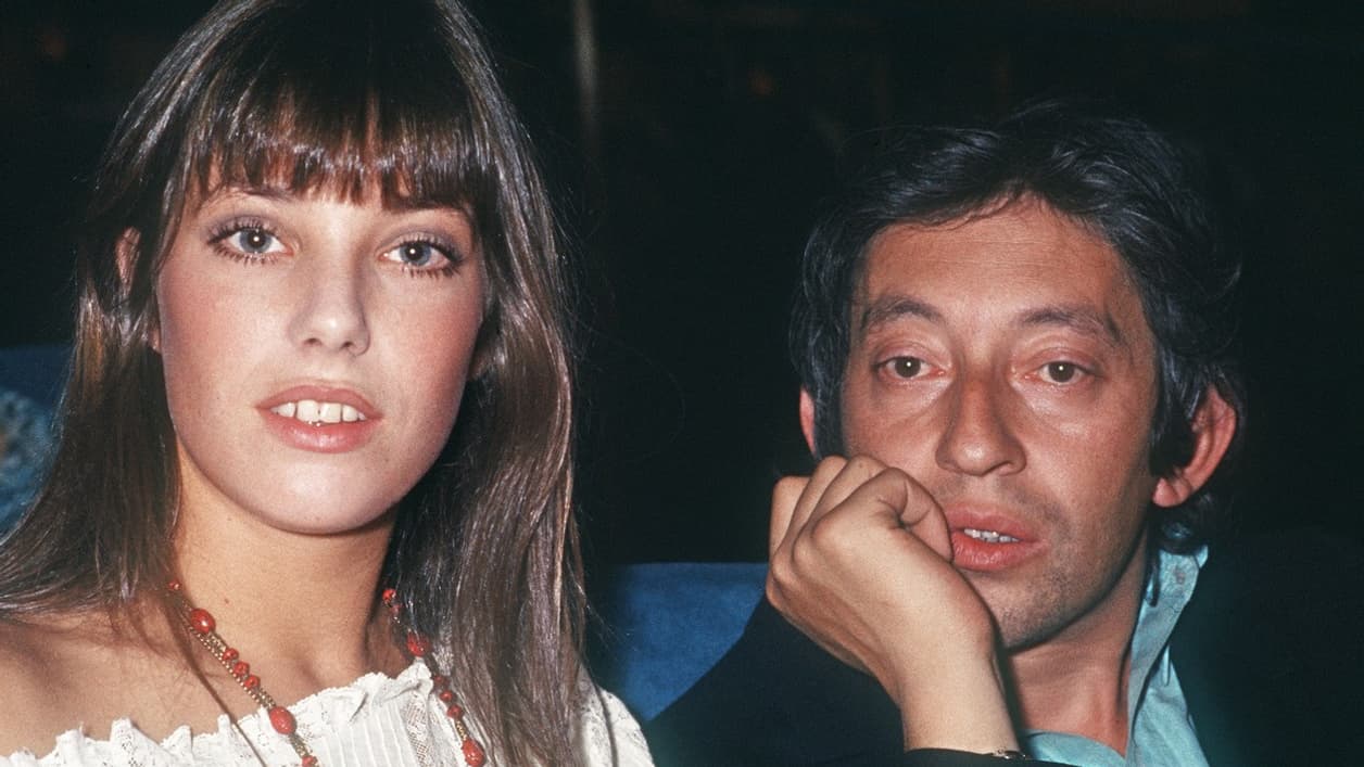 Portrait de Serge Gainsbourg, chanteur, parolier et compositeur et de Jane Birkin, pris en septembre 1970 - AFP Portrait de Serge Gainsbourg, chanteur, parolier et compositeur et de Jane Birkin, pris en septembre 1970 - AFP