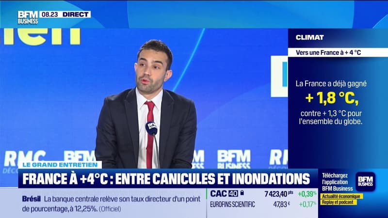 Le Grand entretien : Ilian Moundib imagine une France à +4 °C - 12/12