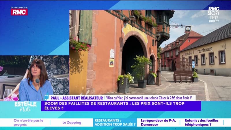 Boom des faillites de restaurants : "La salade César est à 25 euros", hallucine Paul