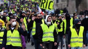 La manifestation des gilets jaunes à Nantes a réuni un millier de protestataires, ce samedi 29 décembre.