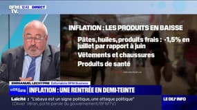 Inflation: une rentrée en demi-teinte