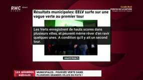 Le monde de Macron: Municipales, poussée verte dans plusieurs grandes villes du pays - 16/03