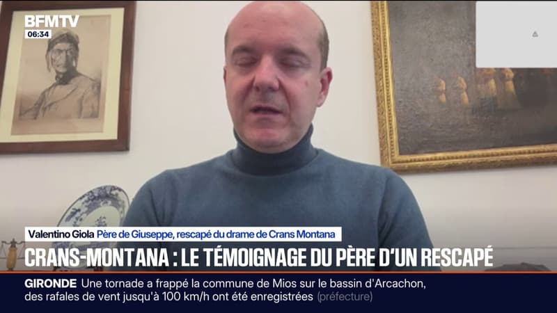 "Ça a été une expérience dramatique très forte": le témoignage du père d'un rescapé de Crans-Montana, un mois après le drame