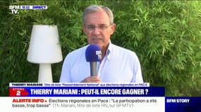 Thierry Mariani: Renaud Muselier est "le seul président de région qui n'arrive pas en tête à l'issue du premier tour"