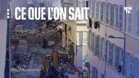L'effondrement d'un immeuble à Marseille, le 9 avril 2023.